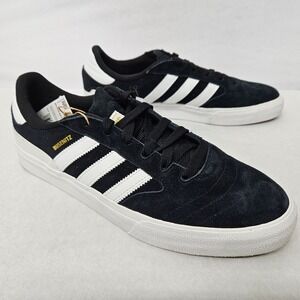 Adidas Busenitz Vulc II Skateboarding Shoes EF8472 Black White Men's Size 10